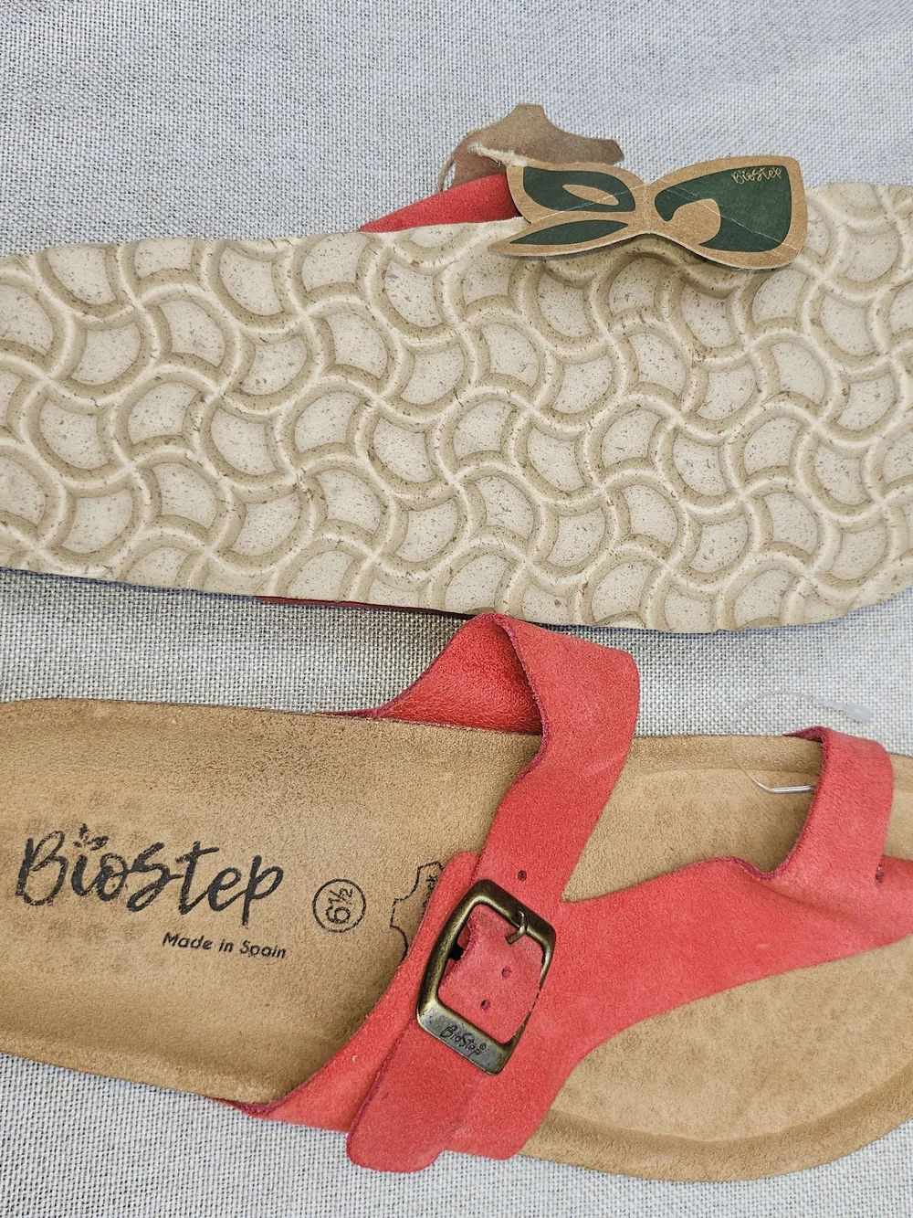 Biostep Coral Leather Women's Comfort Sandals